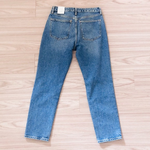 NEW Zara Slim Fit High Rise Ripped Ankle Jeans 6 - Picture 10 of 16